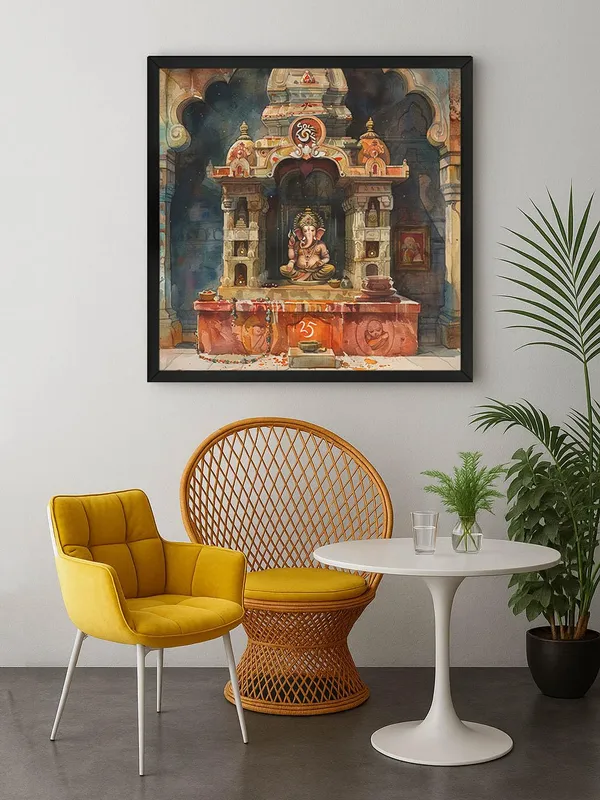 Box_Fiber_Frame_temple_with_an_idol_of_Lord_Ganesha,_a_prominent_figure_in_Hinduism,_known_as_the_remover_of_obstacles_ganesha_wall_painting_(BLF36X360210)