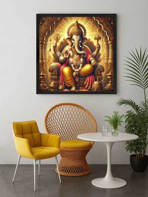 Box_Fiber_Frame_The_Timeless_Protector:_Lord_Ganesha's_Majestic_Presence_and_His_Everlasting_Blessings_-_Canvas_Painting_(BLF24X240233)