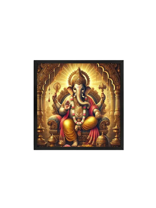 Box_Fiber_Frame_The_Timeless_Protector:_Lord_Ganesha's_Majestic_Presence_and_His_Everlasting_Blessings_-_Canvas_Painting_(BLF24X240233)