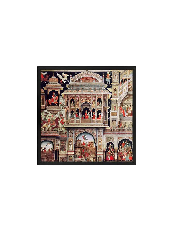 Box_Fiber_Frame_Traditional_Indian_Palace_Art_Print_-_Vibrant_Scene_with_Ornate_Architecture,_Intricate_Murals,_and_Cultural_Figures_(BLF36X360165)