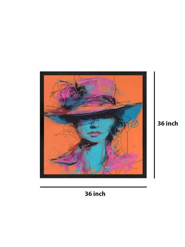 Box_Fiber_Frame_Hat_Silhouette_Canvas-Wrapped_Painting,_36X36_-_Bold_and_Colorful_Abstract_Art_for_Modern_Interiors_(BLF36X360408)