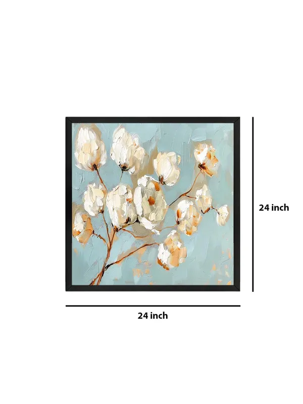 Box_Fiber_Frame_Whispers_of_Cotton_Blooms_flower_modern_art_wall_painting_for_home_flower_canvas_painting_(BLF24X240214)