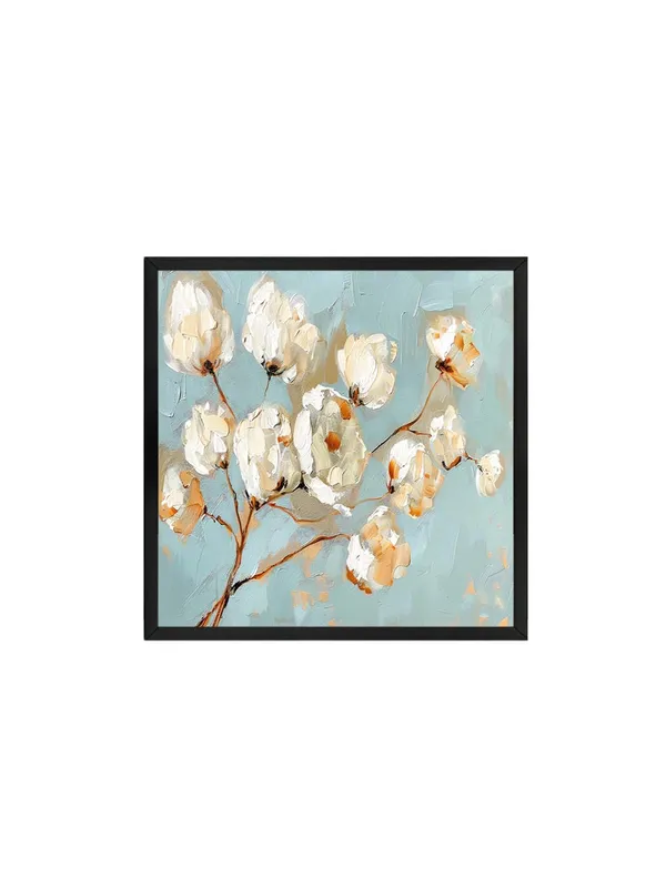 Box_Fiber_Frame_Whispers_of_Cotton_Blooms_flower_modern_art_wall_painting_for_home_flower_canvas_painting_(BLF24X240214)