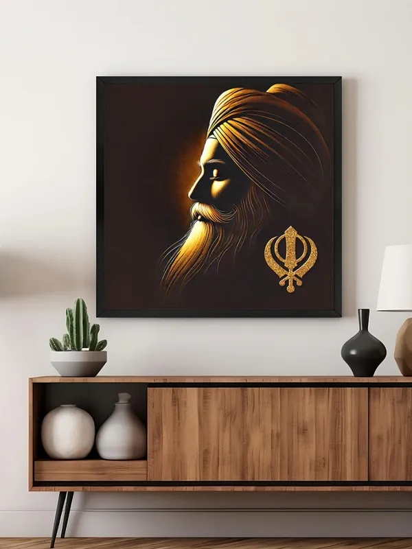 Box_Fiber_Frame_Sikh_Guru_Silhouette:_A_Profound_Canvas_Painting_Reflecting_Wisdom,_Heritage,_and_Spiritual_Depth_(BLF24X240305)