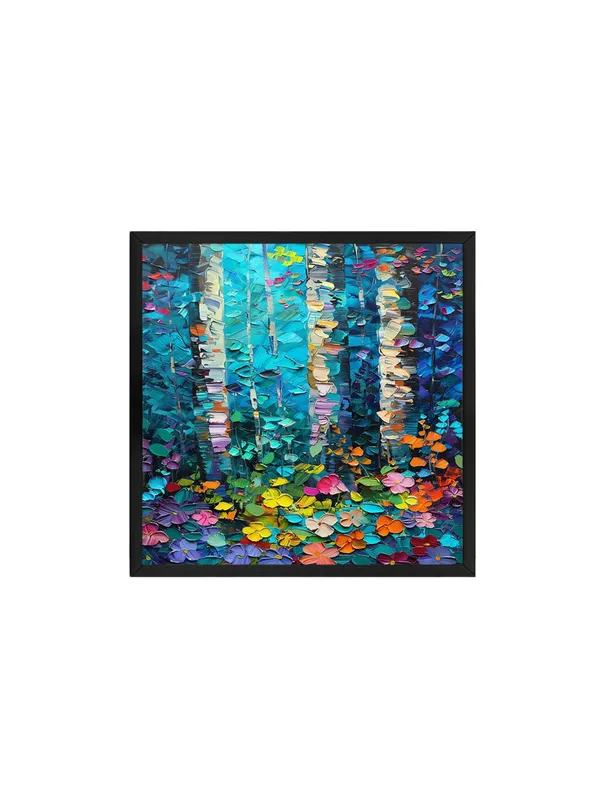 Box_Fiber_Frame_Birch_Forest_Canvas-Wrapped_Painting,_24X24_-_Lively_Abstract_Nature_Art_for_Home_or_Office_(BLF24X240399)