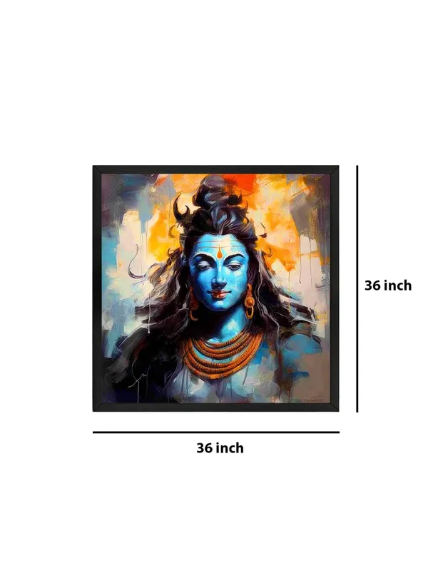 Box_Fiber_Frame_Abstract_Shiva_Canvas_Painting_Art:_Meditative_Lord_Shiva_Portrait_for_Contemporary_Spiritual_Home_and_Meditation_Spaces_(BLF36X360285)
