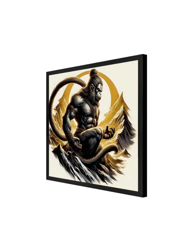 Box_Fiber_Frame_Vigorous_Hanuman_in_Meditation_Amidst_Mountains_-_Canvas_Painting_|_Hindu_God_Art,_Hanuman_Wall_Decor,_Spiritual_Strength_Symbolism_(BLF24X240255)