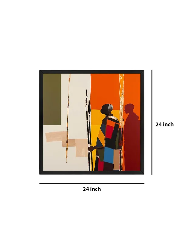 Box_Fiber_Frame_Two_Feathers_Canvas-Wrapped_Painting,_24X24,_Delicate_Feather_Art_for_Bedroom_Serenity_(BLF24X240475)