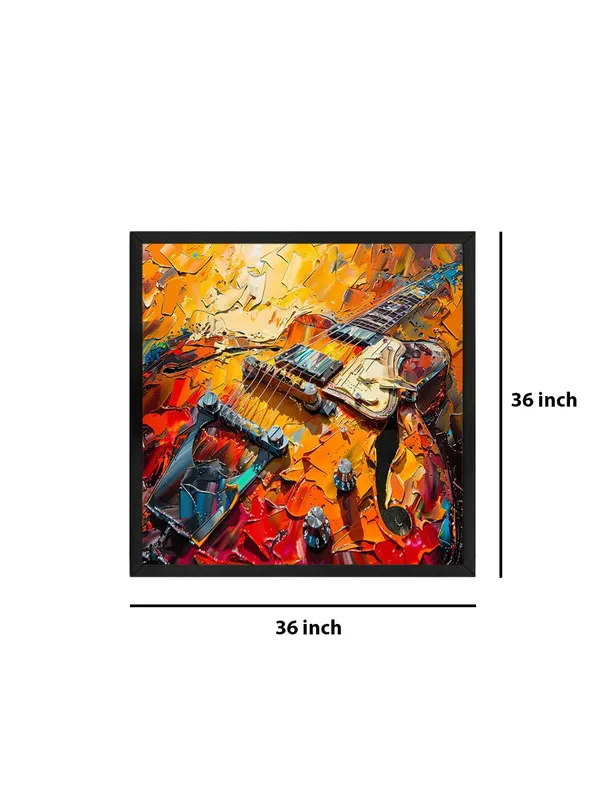 Box_Fiber_Frame_Canvas-Wrapped_Electric_Guitar_Abstract_Painting,_36X36_�_Bold_Colors,_Music_Lover�s_Art,_Modern_Wall_D�cor_for_Studio_(BLF36X360444)