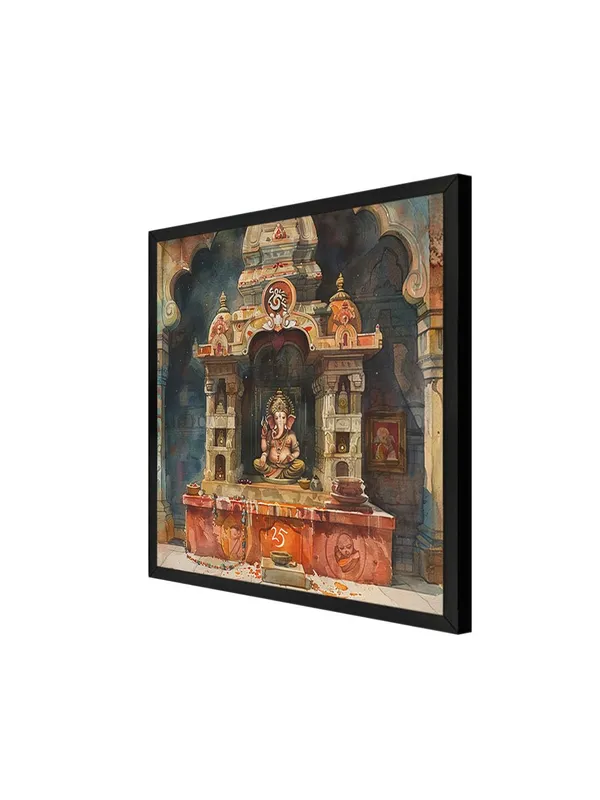 Box_Fiber_Frame_temple_with_an_idol_of_Lord_Ganesha,_a_prominent_figure_in_Hinduism,_known_as_the_remover_of_obstacles_ganesha_wall_painting_(BLF24X240210)