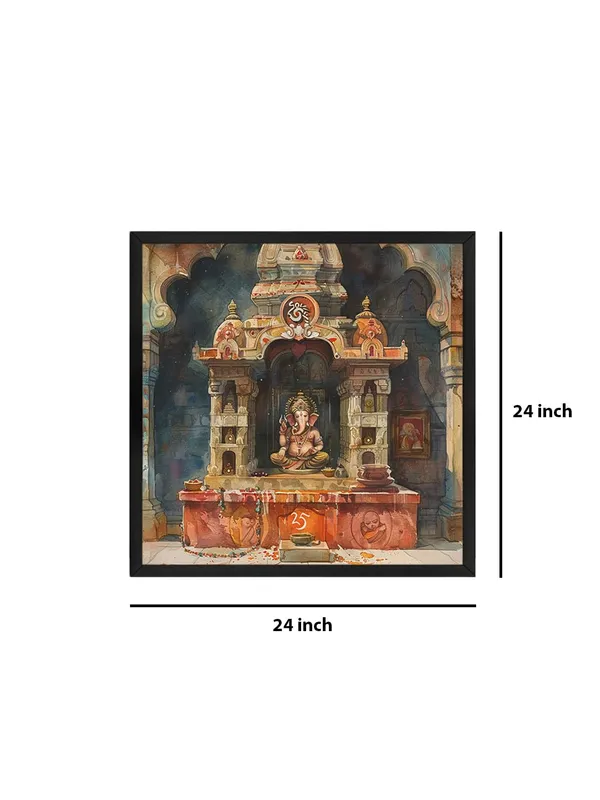 Box_Fiber_Frame_temple_with_an_idol_of_Lord_Ganesha,_a_prominent_figure_in_Hinduism,_known_as_the_remover_of_obstacles_ganesha_wall_painting_(BLF24X240210)