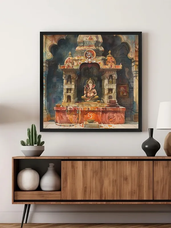 Box_Fiber_Frame_temple_with_an_idol_of_Lord_Ganesha,_a_prominent_figure_in_Hinduism,_known_as_the_remover_of_obstacles_ganesha_wall_painting_(BLF24X240210)