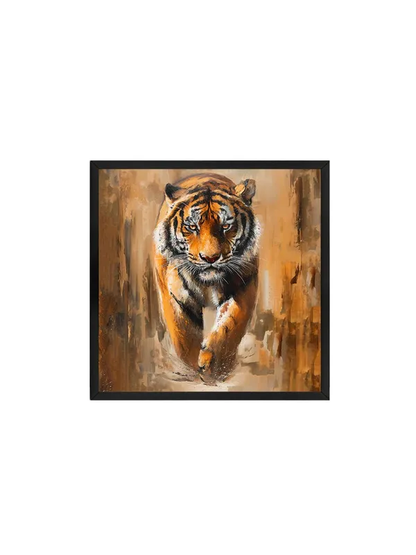 Box_Fiber_Frame_Majestic_Tiger_Canvas-Wrapped_Painting_36X36_�_Powerful_Wildlife_Art_for_Living_Room_(BLF36X360486)