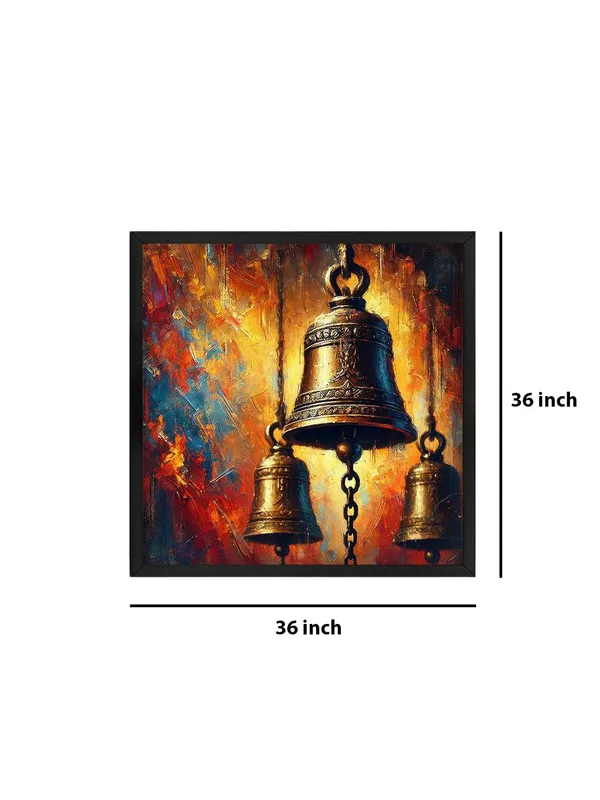 Box_Fiber_Frame_Golden_Temple_Bells_with_Vibrant_Abstract_Background_-_Canvas_Painting_|_Spiritual_Art,_Indian_Religious_Decor,_Temple_Deco_(BLF36X360247)