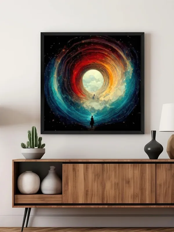 Box_Fiber_Frame_Cosmic_Tunnel_Canvas:_Mesmerizing_Abstract_Art_with_Colorful_Gradient_for_Modern_Home_and_Office_D�co_(BLF24X240294)