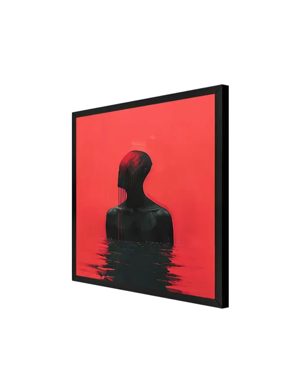 Box_Fiber_Frame_Intense_Red_Silhouette_Canvas-Wrapped_Painting_-_Size_36X36_-_Striking_Wall_Art_(BLF36X360365)