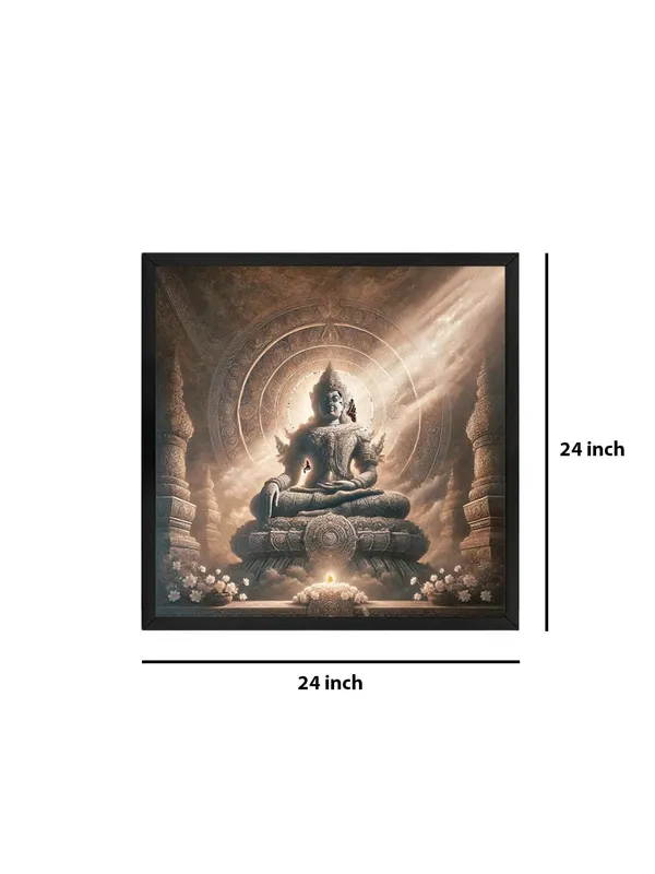 Box_Fiber_Frame_Canvas_Wrapped_Painting_of_Buddha_in_Temple_Glow_-_Tranquil_Spiritual_Decor_for_Home_-_24X24_Inches_(BLF24X240552)