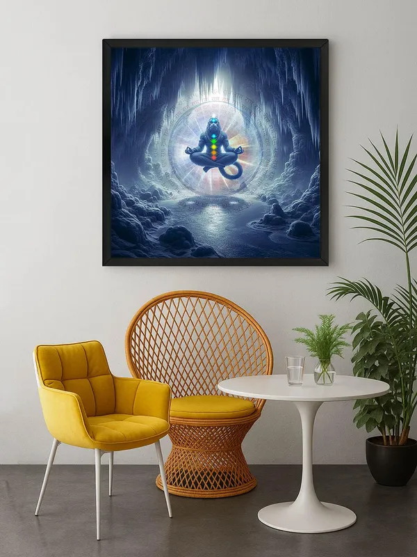 Box_Fiber_Frame_Serene_Multi-Armed_Shiva_Canvas_Painting:_Meditative_Lord_Shiva_Artwork_with_Spiritual_Energy_for_Tranquil_Home_and_Yoga_Studio_D�cor_(BLF36X360279)