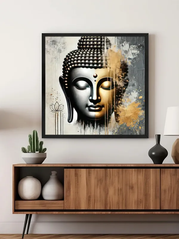 Box_Fiber_Frame_Canvas_Wrapped_Painting_of_Buddha_in_Modern_Art_Style_-_Zen_Decor_for_Peaceful_Homes_-_24X24_Inches_(BLF24X240541)