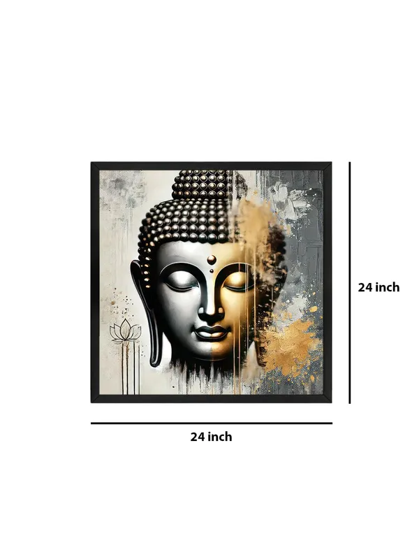 Box_Fiber_Frame_Canvas_Wrapped_Painting_of_Buddha_in_Modern_Art_Style_-_Zen_Decor_for_Peaceful_Homes_-_24X24_Inches_(BLF24X240541)