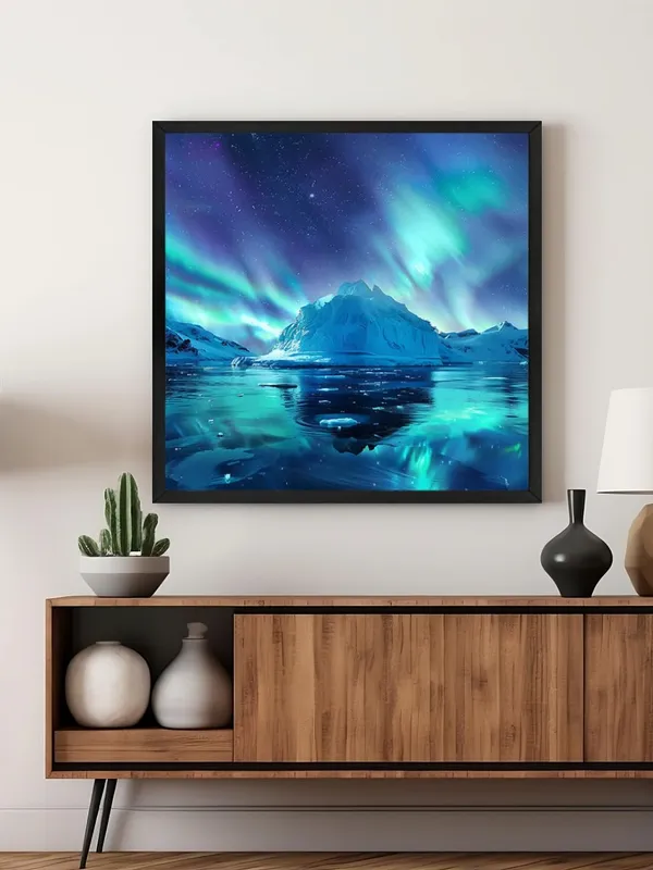 Box_Fiber_Frame_Celestial_Wolf_Canvas-Wrapped_Painting_36X36_-_Howling_Silhouette_at_Full_Moon_(BLF36X360343)