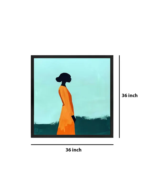 Box_Fiber_Frame_Minimalist_Silhouette_Canvas-Wrapped_Painting_36X36_�_Elegant_Modern_African_Art_(BLF36X360483)