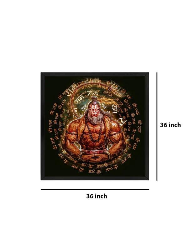 Box_Fiber_Frame_Radiant_Golden_Hanuman_Canvas_painting:_Glowing_Hindu_Deity_Wall_Art_with_Devotional_Mantras_for_Sacred_Spaces_and_Temples_(BLF36X360275)