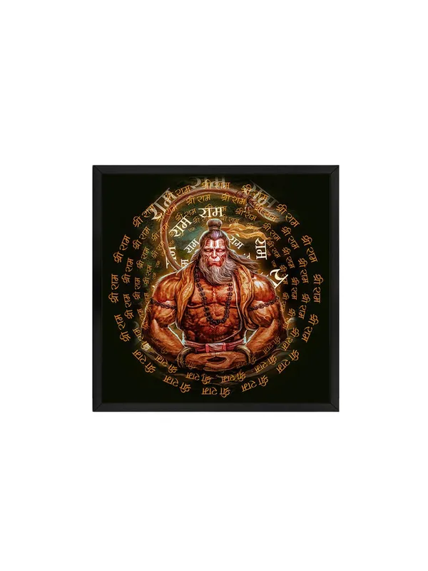 Box_Fiber_Frame_Radiant_Golden_Hanuman_Canvas_painting:_Glowing_Hindu_Deity_Wall_Art_with_Devotional_Mantras_for_Sacred_Spaces_and_Temples_(BLF36X360275)