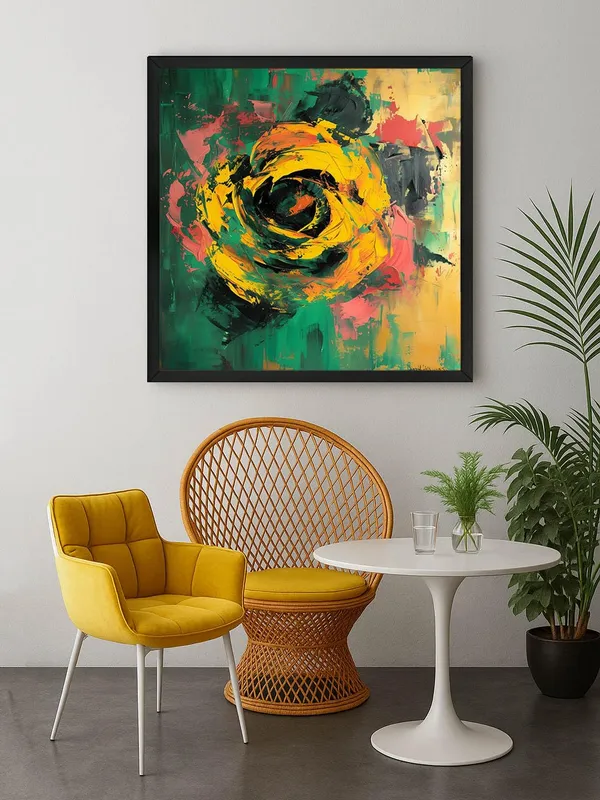 Box_Fiber_Frame_Yellow_Flower_Abstract_Canvas-Wrapped_Painting,_24X24_-_Vibrant_Floral_Art_for_Living_Room_or_Office_(BLF24X240410)