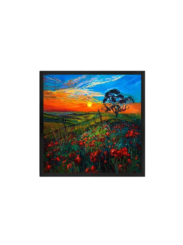 Box_Fiber_Frame_Canvas-Wrapped_Sunset_Over_Field_Painting,_36X36_�_Bright_Horizon,_Nature�s_Beauty,_Perfect_for_Relaxing_Spaces_(BLF36X360447)