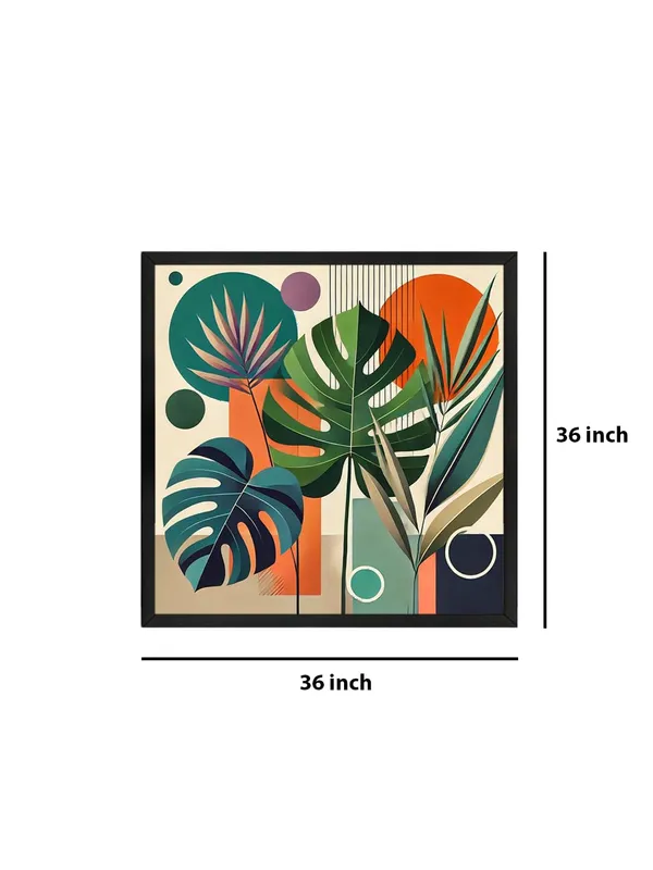 Box_Fiber_Frame_Canvas_Wrapped_Geometric_Botanical_Painting_-_Vibrant_Decor_for_Contemporary_Interiors_-_36X36_Inches_(BLF36X360563)