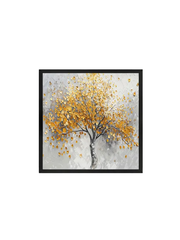 Box_Fiber_Frame_tree_art_with_yellow_leaf_modern_art_wall_painting_for_bedroom_tree_paintings_for_living_room_(BLF24X240217)