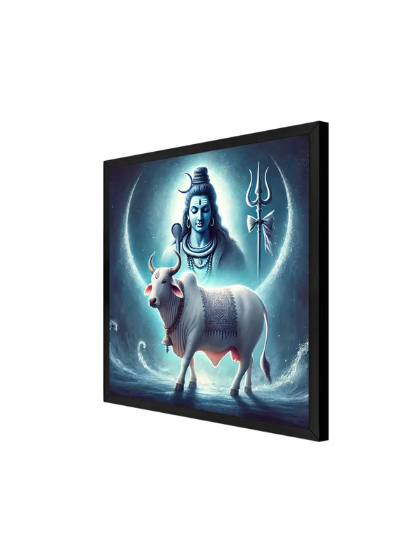 Box_Fiber_Frame_Shiva_with_Nandi_Canvas_Painting_Art:_Divine_Portrait_of_Lord_Shiva_with_His_Sacred_Bull_Nandi_for_Spiritual_Home_and_Temple_D�cor_(BLF36X360284)
