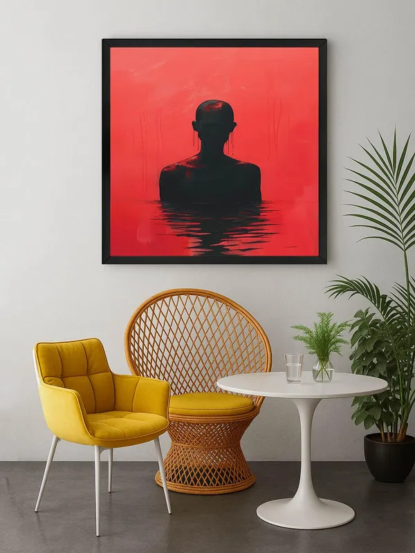 Box_Fiber_Frame_Reflective_Back_Silhouette_Canvas-Wrapped_Painting_-_Size_36X36_-_Calm_and_Meditative_Art_(BLF36X360366)