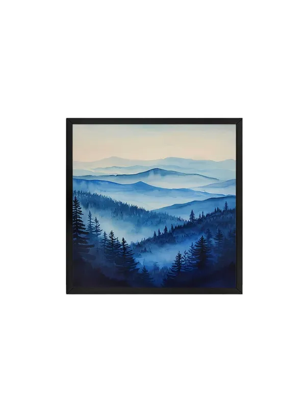 Box_Fiber_Frame_Serene_Blue_Forest_Canvas-Wrapped_Painting_36X36_-_Calm_Misty_Morning_in_Nature_(BLF36X360375)
