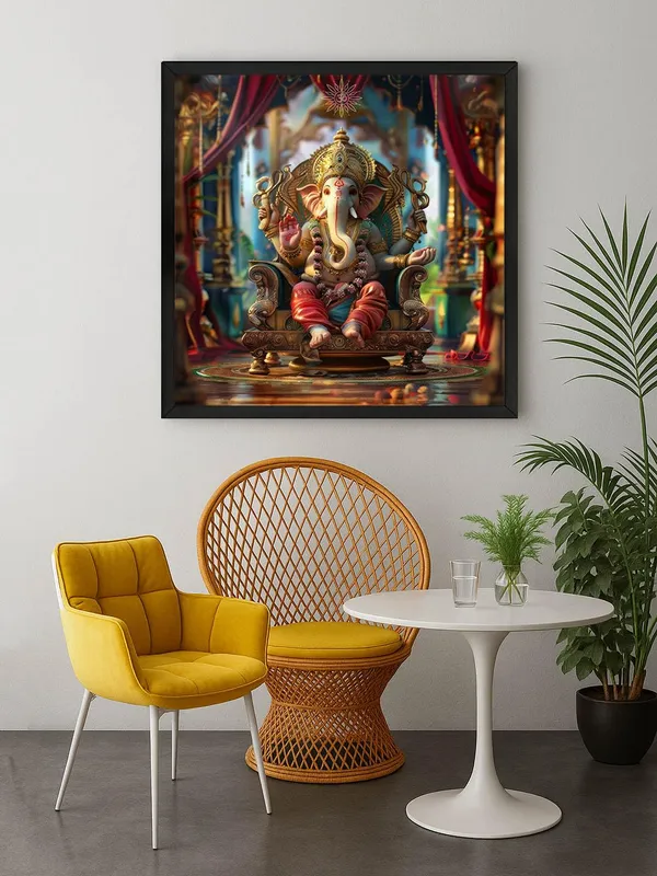 Box_Fiber_Frame_In_the_Heart_of_the_Universe:_Lord_Ganesha's_Divine_Guidance_Illuminating_the_Path_to_Success_-_Canvas_Painting_(BLF36X360230)