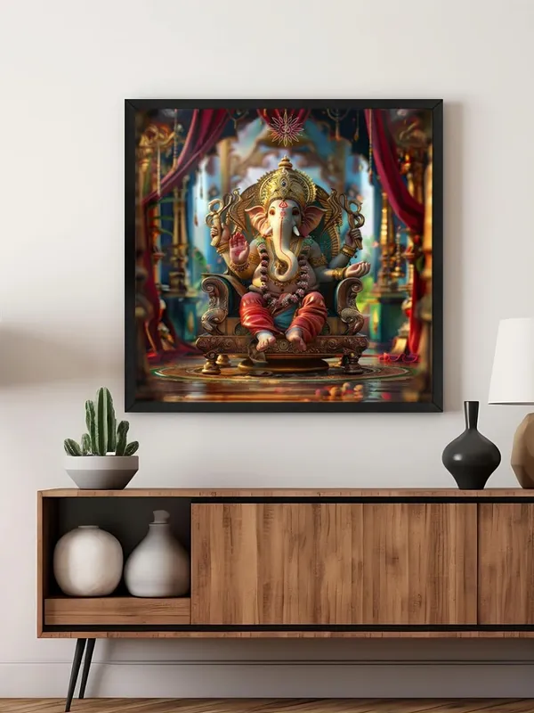 Box_Fiber_Frame_In_the_Heart_of_the_Universe:_Lord_Ganesha's_Divine_Guidance_Illuminating_the_Path_to_Success_-_Canvas_Painting_(BLF36X360230)