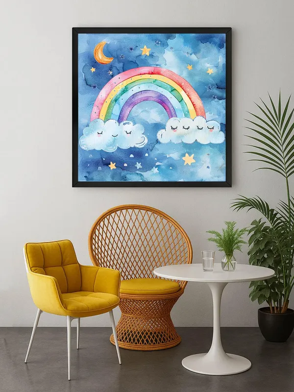 Box_Fiber_Frame_Canvas-Wrapped_Dreamy_Rainbow_Painting_24X24_-_Perfect_for_Nursery_or_Kids_Room_Decor_(BLF24X240488)