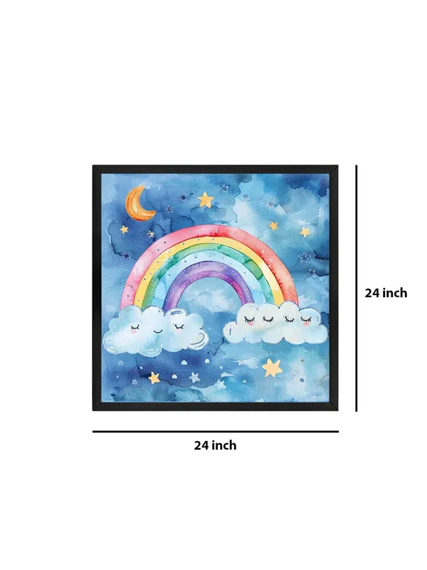 Box_Fiber_Frame_Canvas-Wrapped_Dreamy_Rainbow_Painting_24X24_-_Perfect_for_Nursery_or_Kids_Room_Decor_(BLF24X240488)