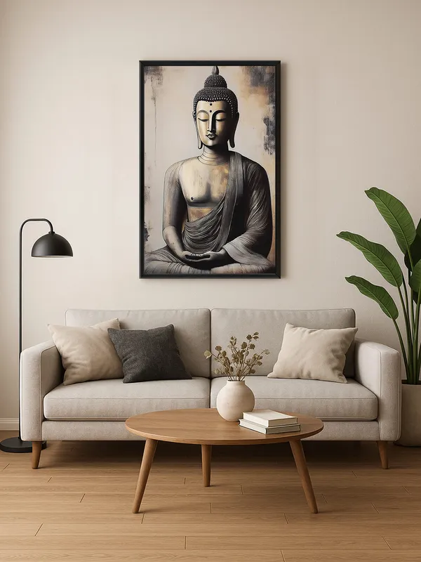 Box_Fiber_Frame_Elegant_Buddha_Canvas_In_Gold_And_Black_-_Meditative_Art_For_Spiritual_Home_Decor
