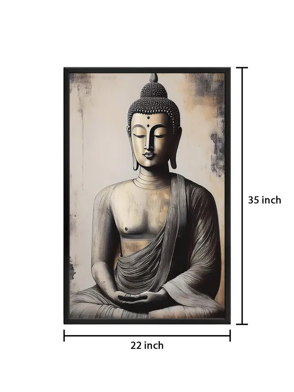 Box_Fiber_Frame_Elegant_Buddha_Canvas_In_Gold_And_Black_-_Meditative_Art_For_Spiritual_Home_Decor