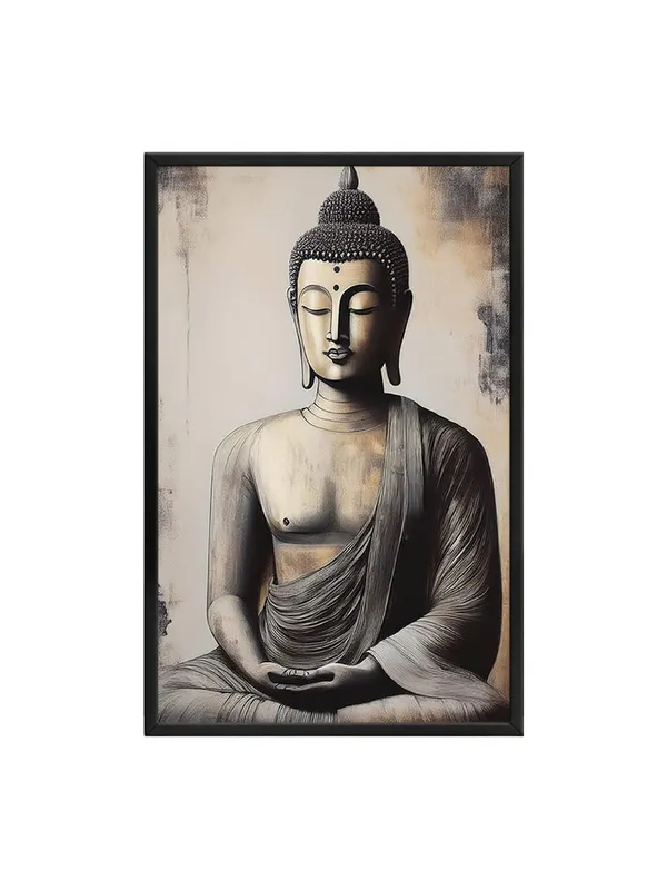 Box_Fiber_Frame_Elegant_Buddha_Canvas_In_Gold_And_Black_-_Meditative_Art_For_Spiritual_Home_Decor