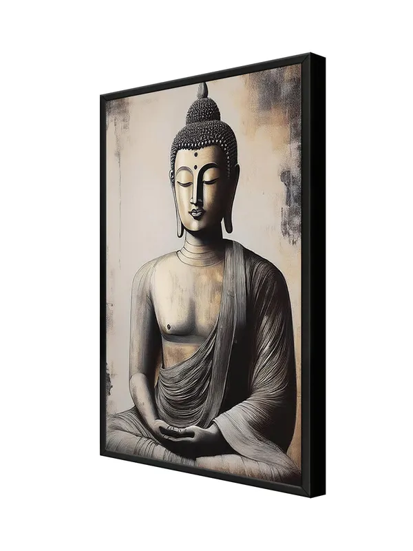 Box_Fiber_Frame_Elegant_Buddha_Canvas_In_Gold_And_Black_-_Meditative_Art_For_Spiritual_Home_Decor