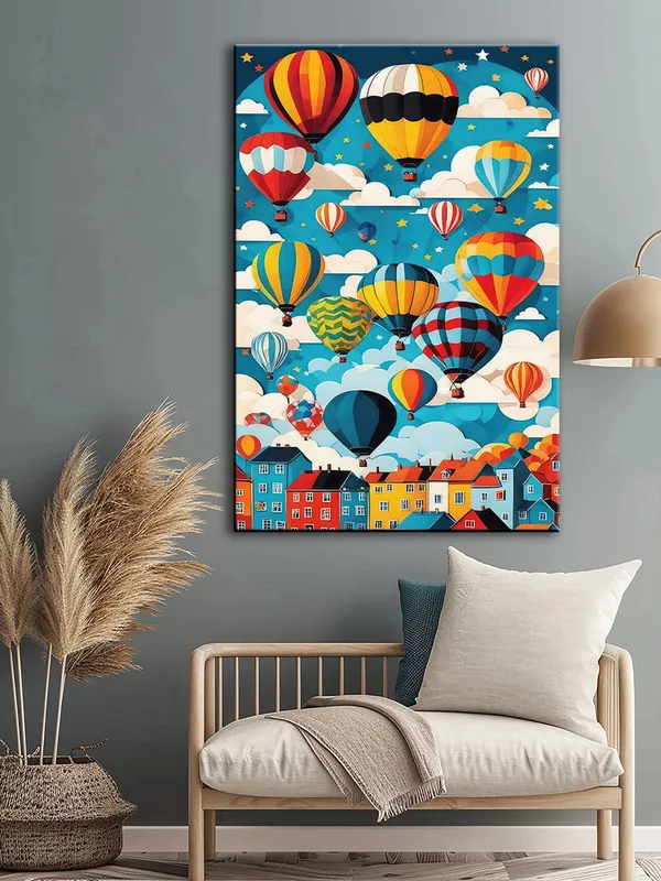 Hot_Air_Balloons_In_The_Sky_Canvas-Wrapped_Art_-_Whimsical_Wall_Decor