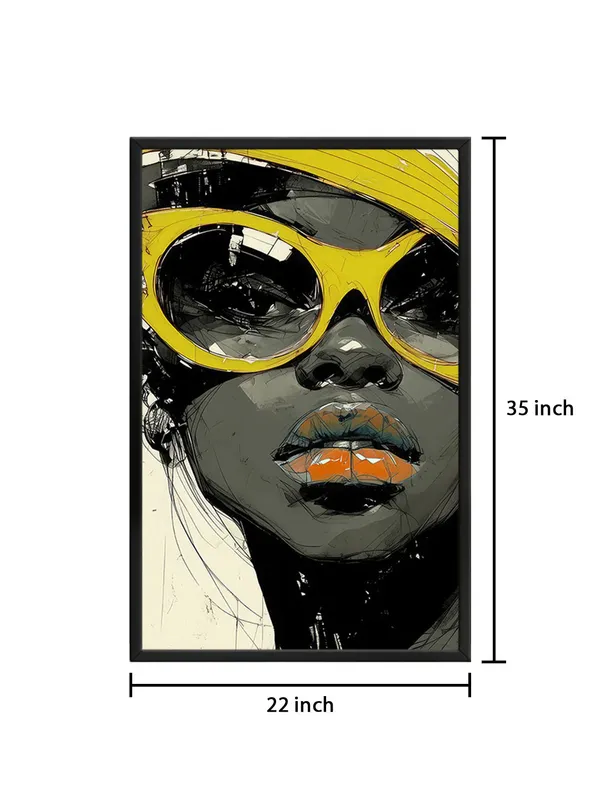 Box_Fiber_Frame_Bold_Portrait_With_Yellow_Glasses_Canvas-Wrapped_Art_-_Modern_Pop_Style