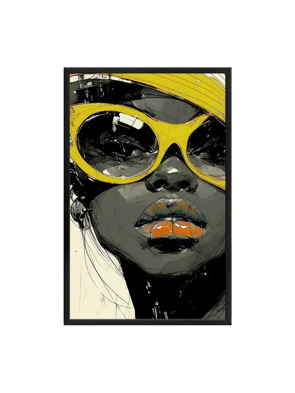 Box_Fiber_Frame_Bold_Portrait_With_Yellow_Glasses_Canvas-Wrapped_Art_-_Modern_Pop_Style