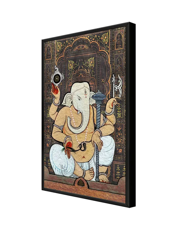 Box_Fiber_Frame_Ganesha_Divine_Wisdom_Canvas-Wrapped_Art_-_Spiritual_Wall_Decor