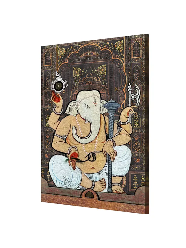 Ganesha_Divine_Wisdom_Canvas-Wrapped_Art_-_Spiritual_Wall_Decor