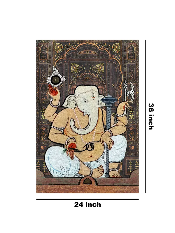 Ganesha_Divine_Wisdom_Canvas-Wrapped_Art_-_Spiritual_Wall_Decor