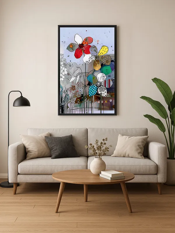 Box_Fiber_Frame_Modern_Scribble_Art_Canvas_Wrapped_Painting_-_Expressive_Minimalism